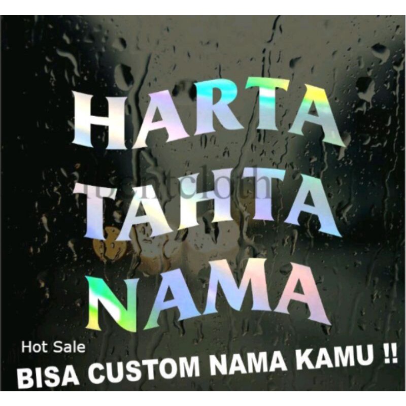 

Sticker stiker viral HARTA TAHTA BOLEH REQUEST NAMA KAMU