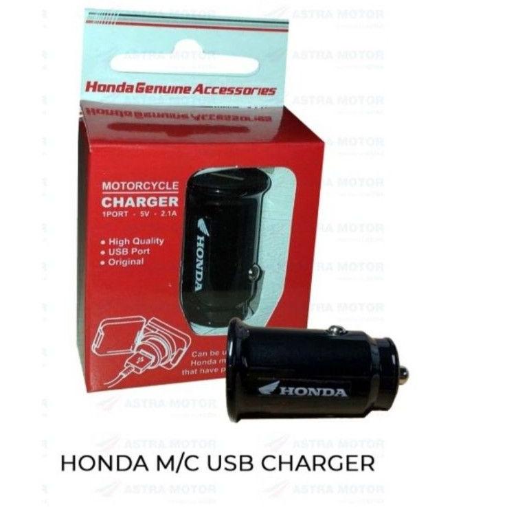 Langsung Order usb charger hp motor honda original Ahm pcx adv beat 2020 scoopy genio