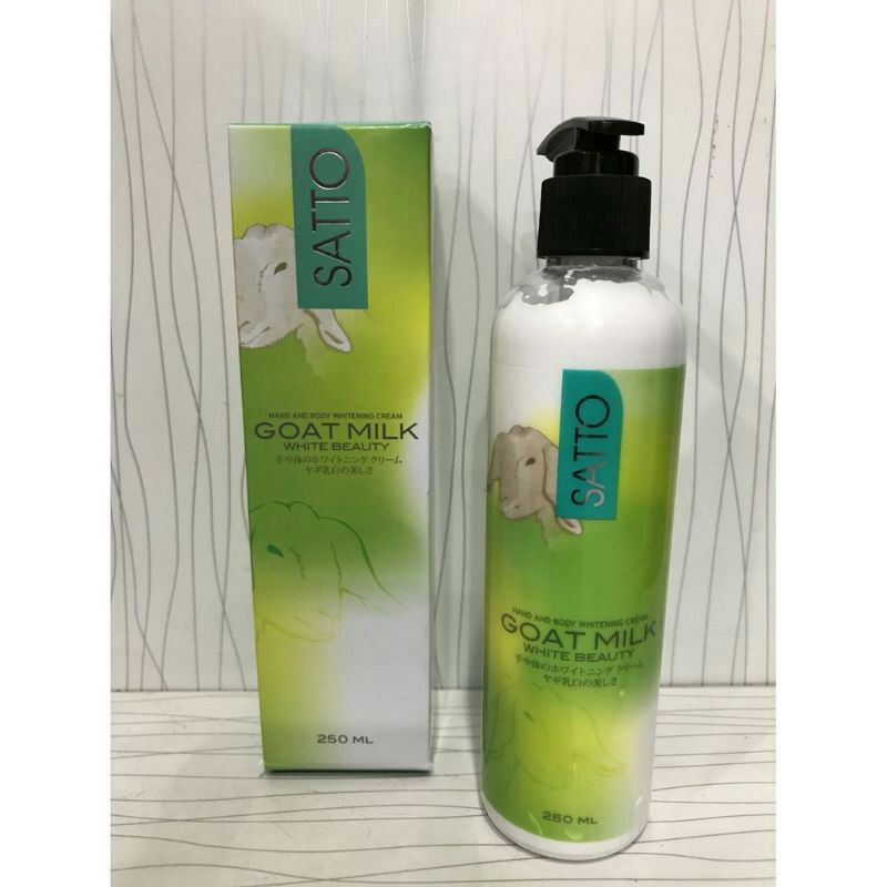 SATTO HANDBODY WHITENING GOAT MILK 250ml