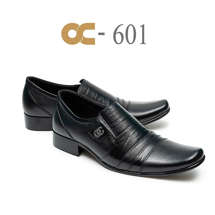 SEPATU PANTOFEL KULIT EXCLUSIVE OC-601/ MODEL SLIP-ON / KASUAL KULIT ORIGINAL ODON CIBADUYUT