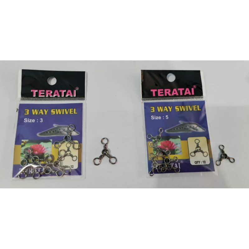 Three way swivel teratai