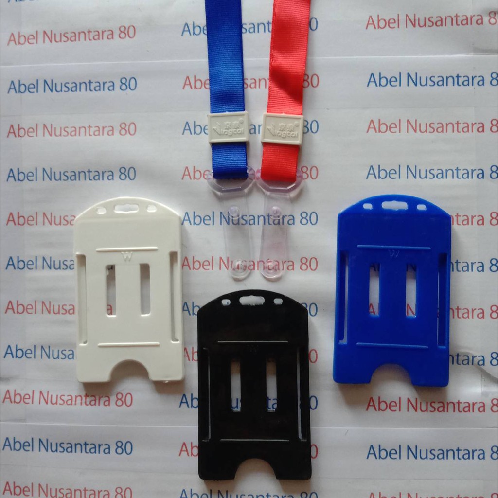 

Paket Casing ID Card Plastik Tebal dengan Tali Impor Kait Karet 2cm