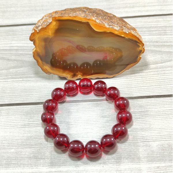 GELANG NATURAL FOSIL GETAH KATILAYU RED BANGKOK