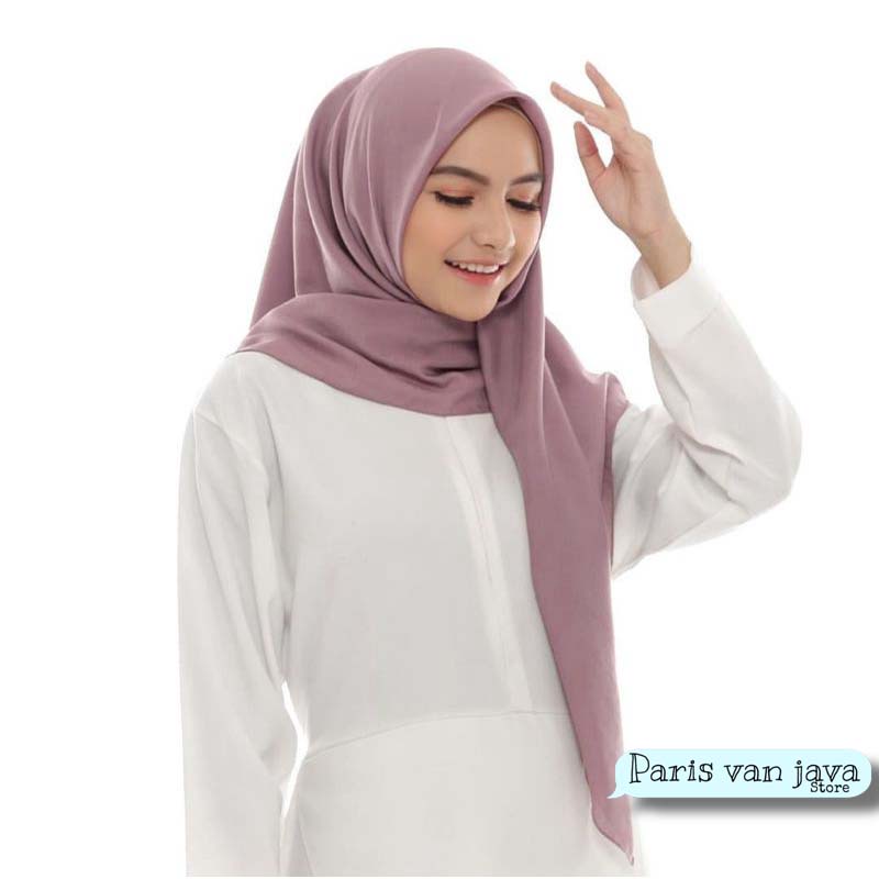 Hijab Segiempat Voal Paris Premium | Bella Square Segiempat Voal Premium | kerudung segiempat Voal