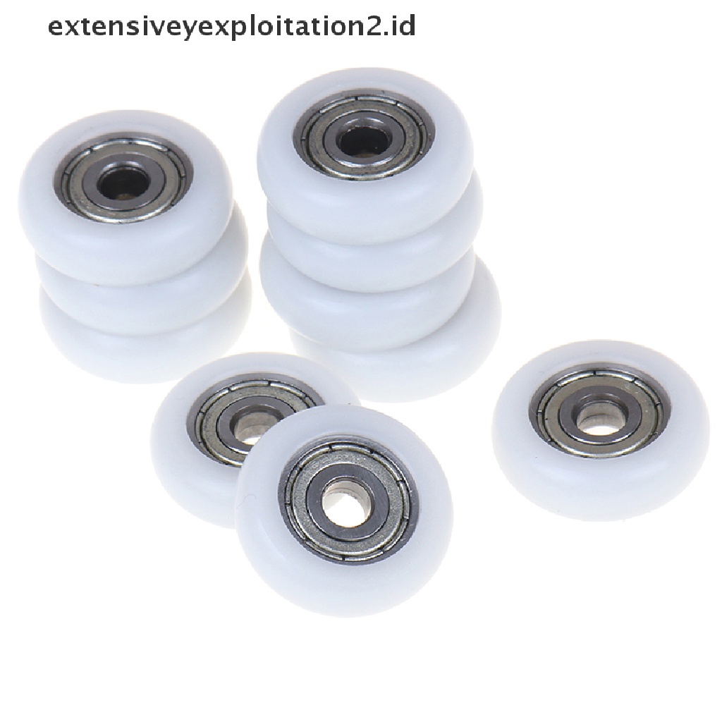 2per5/10pcs Roda Pintu Sliding Plastik Rollers Replacement