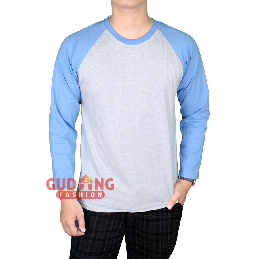 Kaos Raglan Panjang Pria Keren - PLS 96