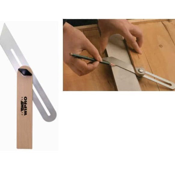 

Siap Kirim Wipro Penggaris Tukang Kayu Sudut 10 Inch Alat Garis Angle Ruler Wood Kualitas Baik