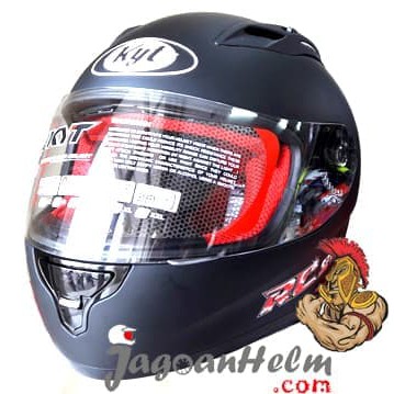 KYT Helm RC Seven / RC7 / RCSeven / RC-Seven Black Doff