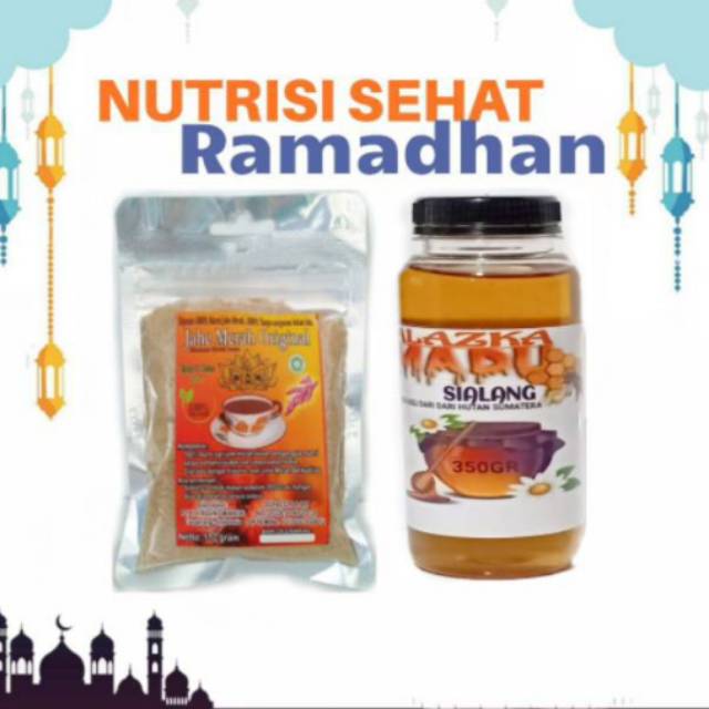 

JAHE MURNI 110GR+MADU HUTAN ASLI 350GR