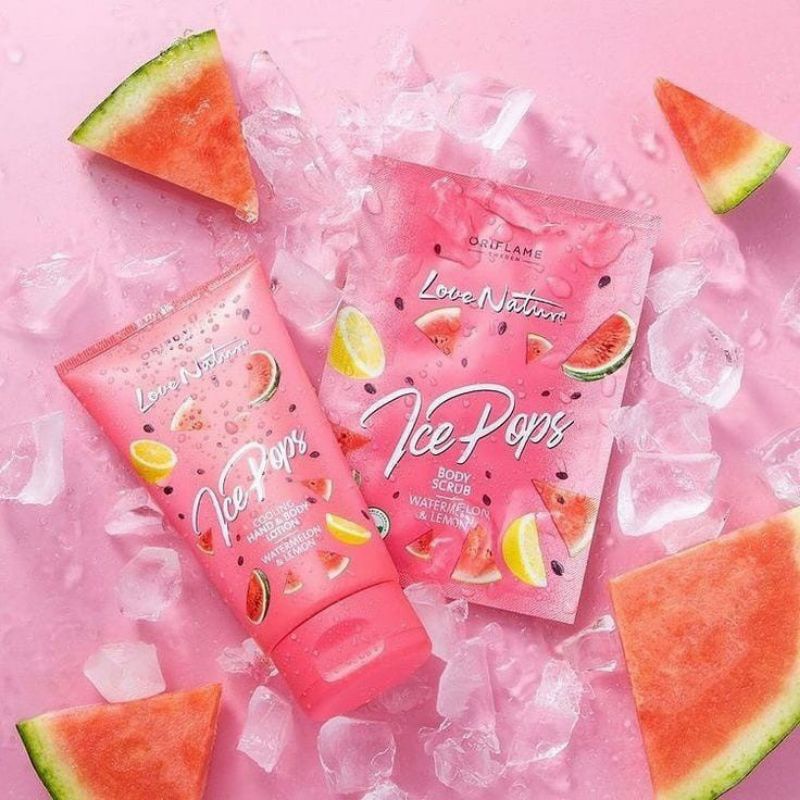 Ice Pops Cooling Hand &amp; Body Lotion Watermelon &amp; Lemon