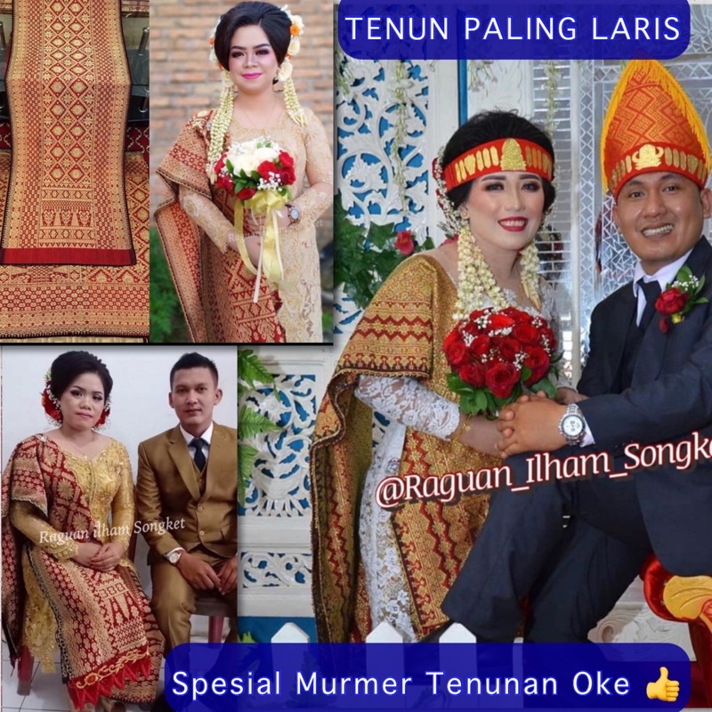 Best Seller Terbaik Lepus Songket Lepus Kristal Paling Terlaris Tenun Palembang Asli Tenun Tangan Songket Pengantin Shopee Indonesia