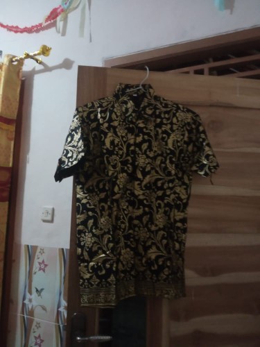 Batik Couple Keluarga Sania Ruffle Ori Ndoro Jowi Dnt Motif Prada Bakung