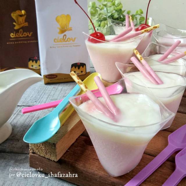 

CIELOV LAVA - bisa COD / silky puding instant / bubuk puyo / silky puding powder