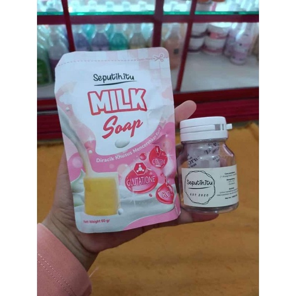 Paket Pemula Seputih itu / bundling sabun dan vitamin seputih