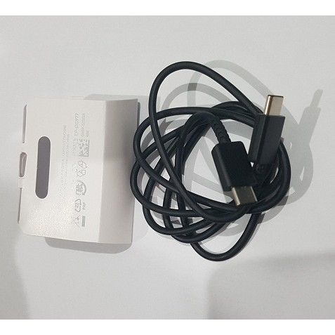 Data cable Samsung Galaxy note 10 USB 3.1 Type C to Type C Galaxy note 10 original100%asli