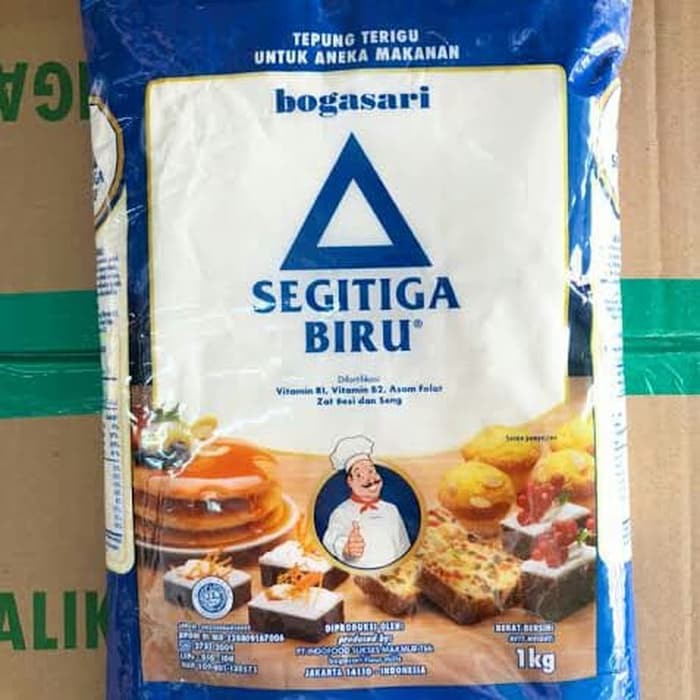 

Tepung terigu SEGI TIGA BIRU bogasari 1kg