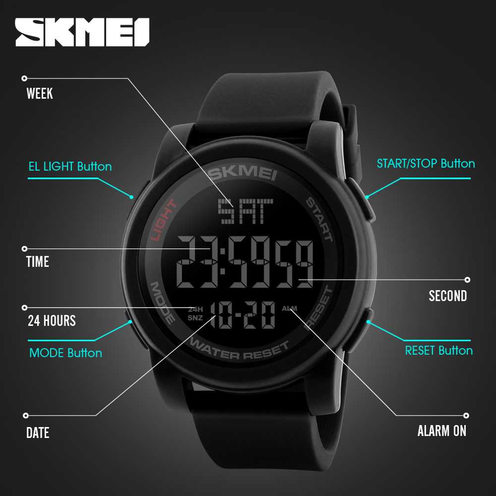 SKMEI Jam Tangan Digital Pria - DG1257