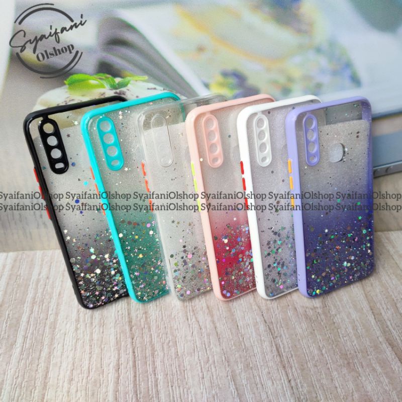 Case Glitter Blink Vivo Y12 / Y15 / Y17 Softcase glitter