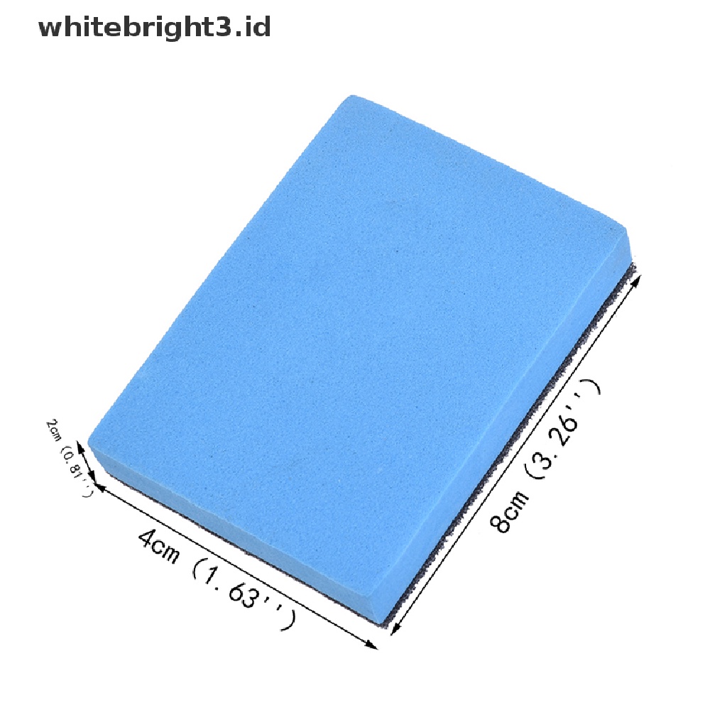 {whitebright3.id} 10 * Spons Pelapis Keramik Mobil Kaca Nano Wax Coat Aplicator Polishing Pads