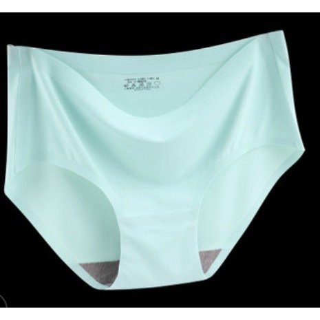 Celana Dalam Seamless Tanpa Jahitan Anti Nyeplak Fashion Es Sutra CD Wanita Ice Silk Underwear