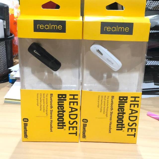 Headset bluetooth realme wireless henset hf eraphone handsfree