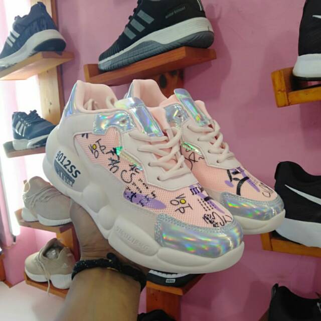 SEPATU WANITA IMPOR TERKINI FASHION 9012Ss PEACH