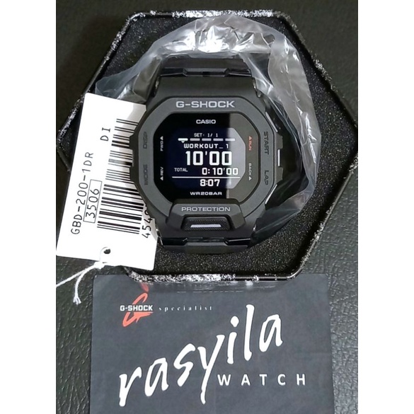 Casio G-Shock GShock GBD 200 / GBD200 - 1DR / GBD 200 - 1 Black