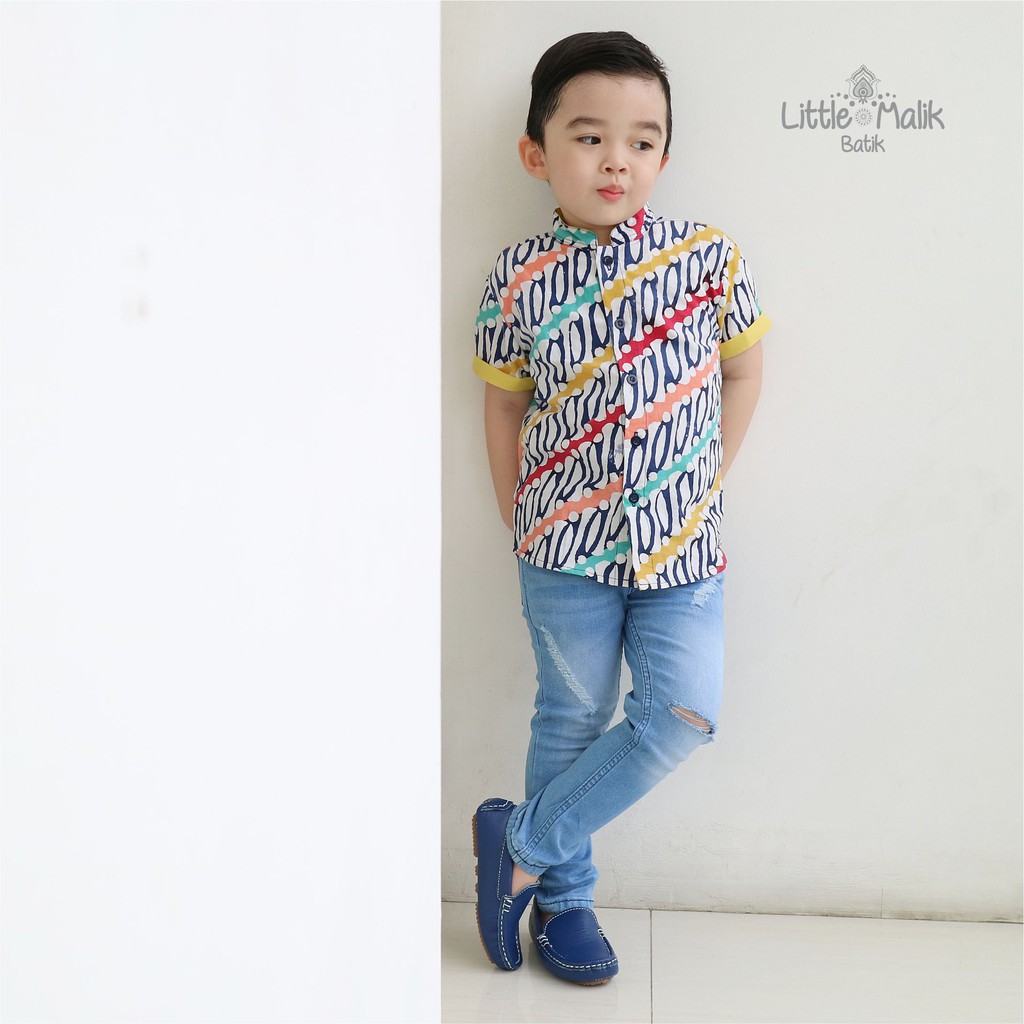 Kemeja Batik Anak By Little Malik Batik, Batik Garutan Cap Colet, Super Kece