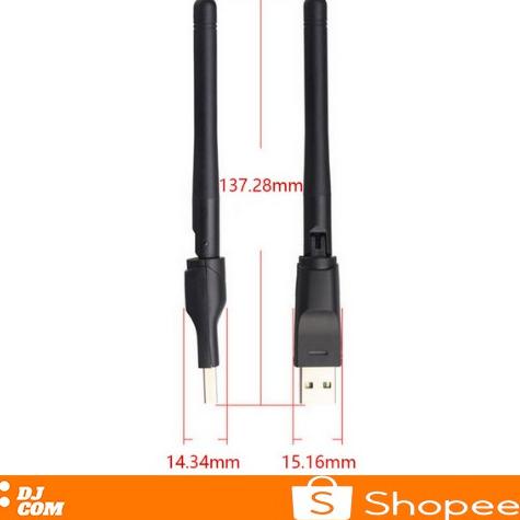 PROMO SPESIAL USB Dongle Wifi Wireless Adapter Receiver Komputer PC Laptop Set Top Box MT 7601 150Mb