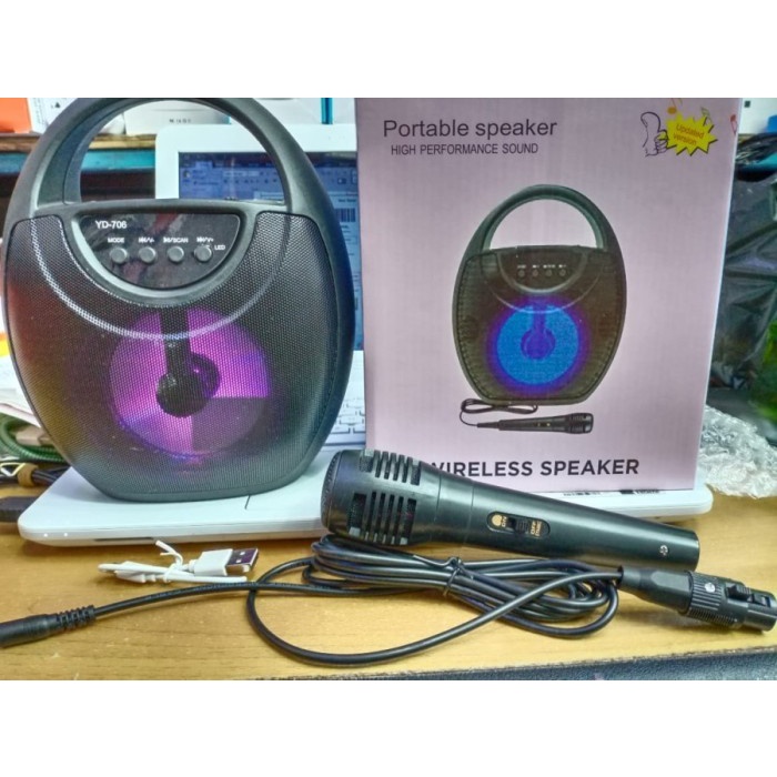 Speaker BLUETOOTH + Mic YD-706 Wireless YD706 AUDIO Grosir