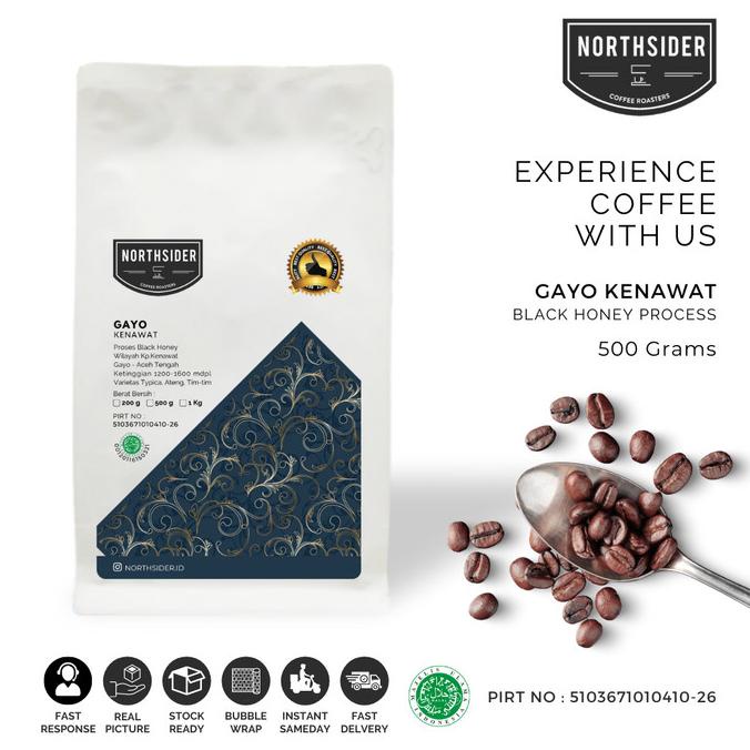 

^%^%^%^%] BIJI KOPI ARABIKA ACEH GAYO KENAWAT BLACK HONEY - 500GR NORTHSIDER