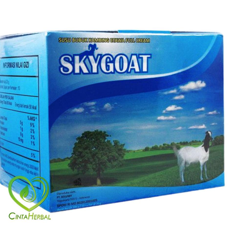

[77] Sky Goat Susu Kambing Etawa Bubuk Full Cream | SkyGoat Original Kemasan Box ✸ 77