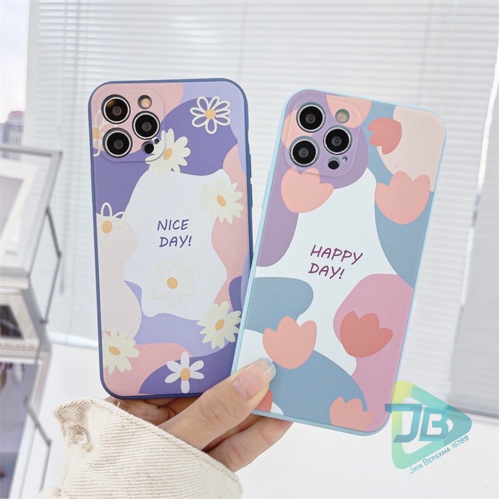 SOFTCASE MACARON PELINDUNG KAMERA CUSTOM GOOD DAY OPPO VIVO SAMSUNG REALME XIAOMI IPHONE INFINIX FOR ALL TYPE JB5827