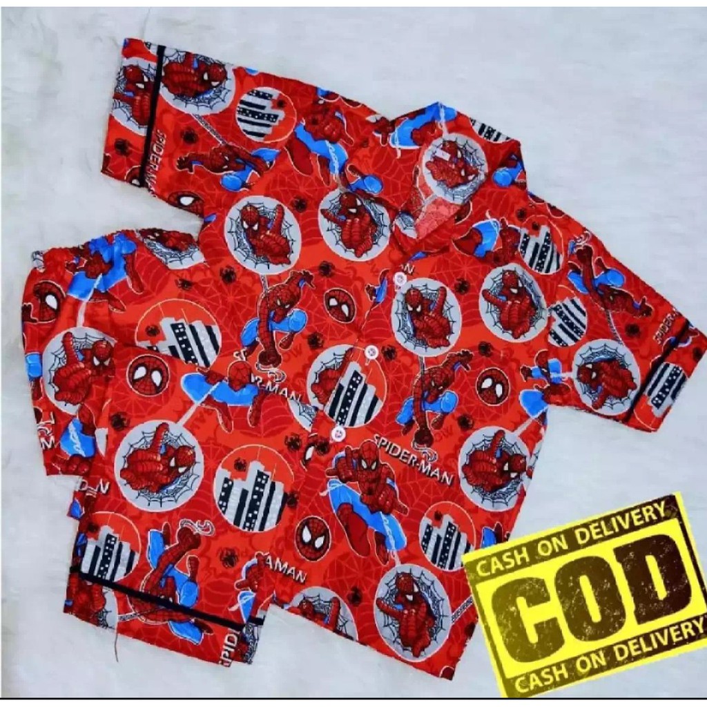 PIYAMA ANAK LAKI-LAKI MOTIF SPIDERMEN