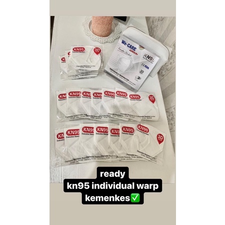masker Kn95 5 ply masker N95 5 layer we care waterproof