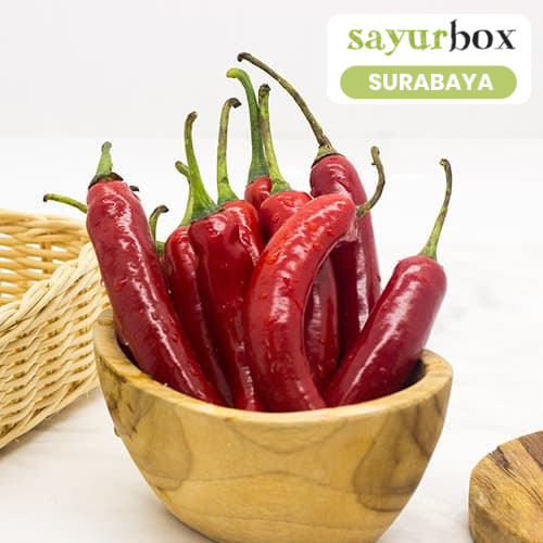 

Cabai Merah Besar Conventional 1 kg (Sayurbox) - SURABAYA