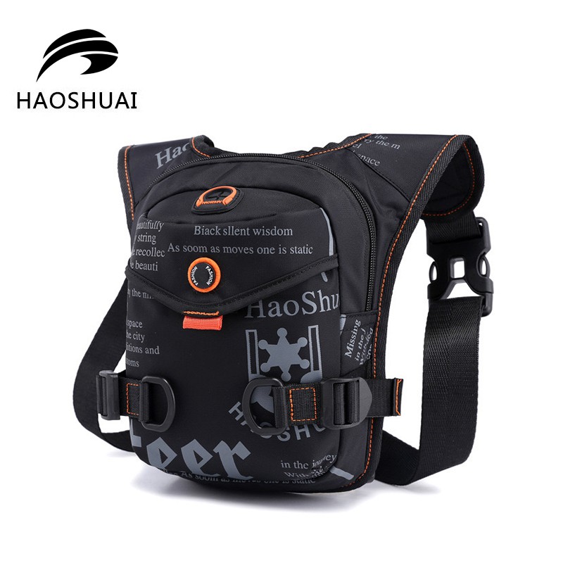 TAS PRIA KEREN HAOSHUAI 5126 DIJAMIN ORI Tas Selempang Pria Waistbag Pria Waterproof WATCHKITE SSID