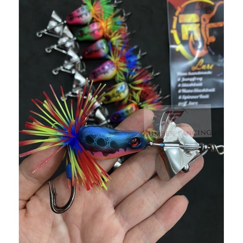 SLASH FROG Umpan Ikan Toman BELL RJF 12cm