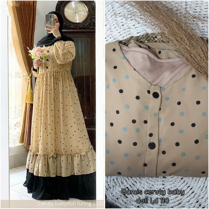 Soraya Dress Gamis Wanita Model Terbaru Fashion Muslim Murarah Pakaian Wanita Hijab Dress Muslim Kek