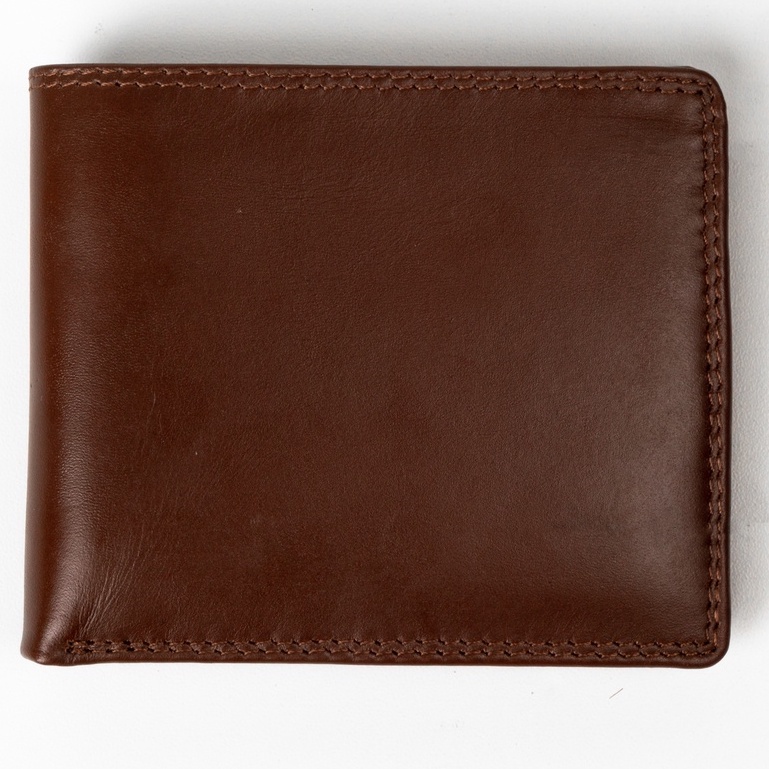 Kenes Leather Dompet Pria Kulit Asli LEON Landscape Pullup - Free Gravir Nama