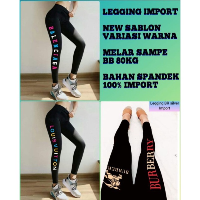 NEW LEGGING PANJANG WARNA TERBARU IMPORT / LEGGING IMPORT MIRAH / LEGGING MURAH