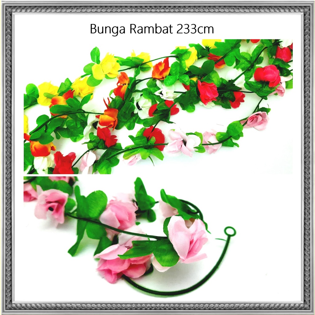 Bunga Rambat/Bunga Hiasan/Bunga Gantung 233cm