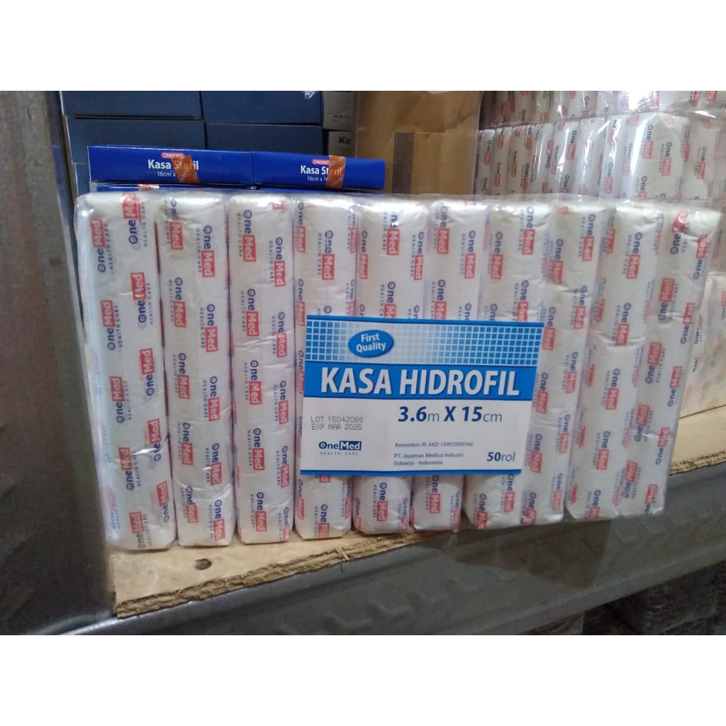 Kasa Perban One Med Hidrofil ROLL Onemed 3,6 m x 10 cm Kassa hidrophyl Verban Gulung Pembalut Onemed