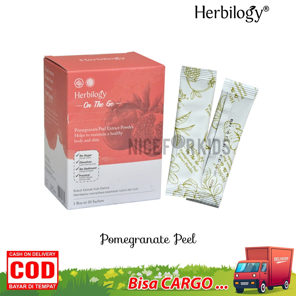 Herbilogy OTG Pomegranate Peel (isi 20) / Memelihara Kesehatan Tubuh