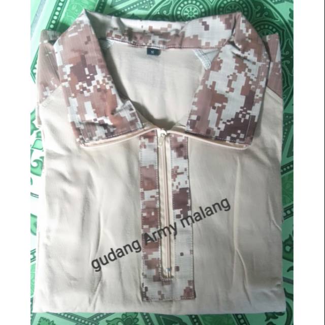 BAJU TACTICAL BDU LORENG DISERT # KAOS COMBET T SHIRTS BDU LORENG DISERT