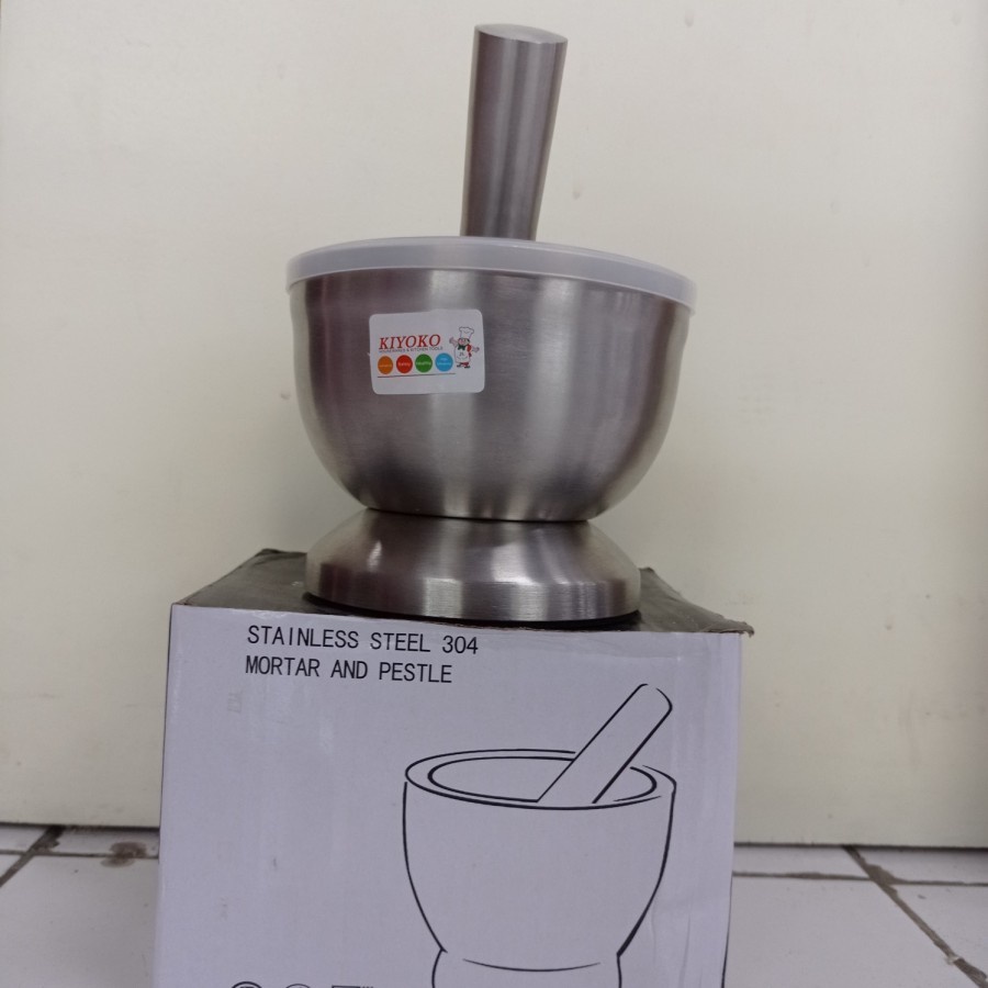 Tumbukan Bumbu Dapur Dan Obat Stainless Steel 10Cm - JL 5415