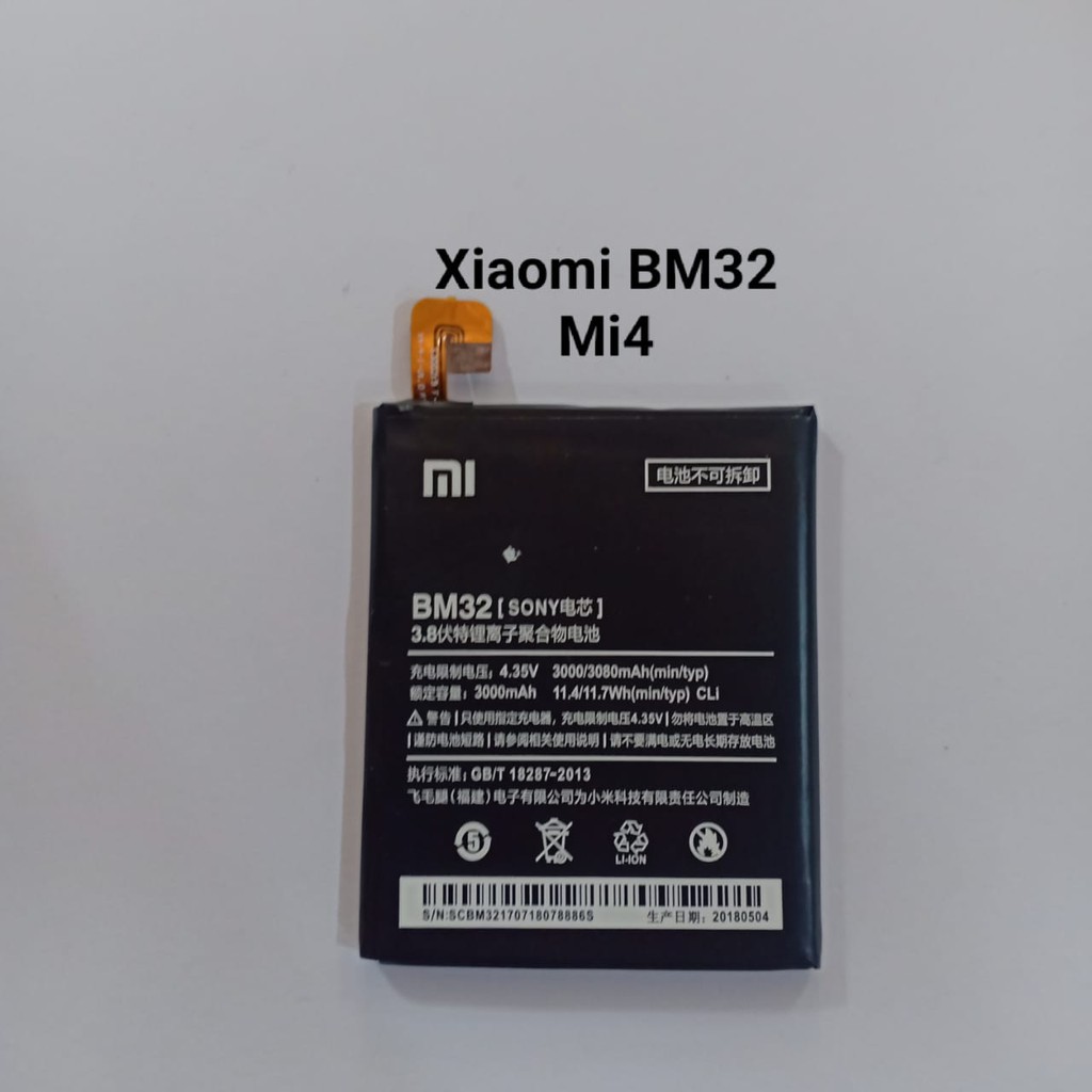 Baterai Xiaomi Mi4 BM32 Original