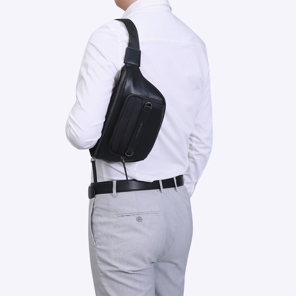 TAS SELEMPANG PINGGANG PRIA EVERBEST SLING WAIST BAG ORIGINAL EM23