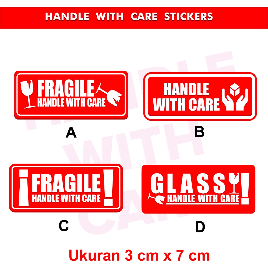 

Stiker Fragile Murah Tinggal Tempel