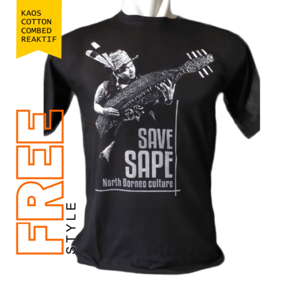 KAOS PRIA SAPE DAYAK PREMIUM